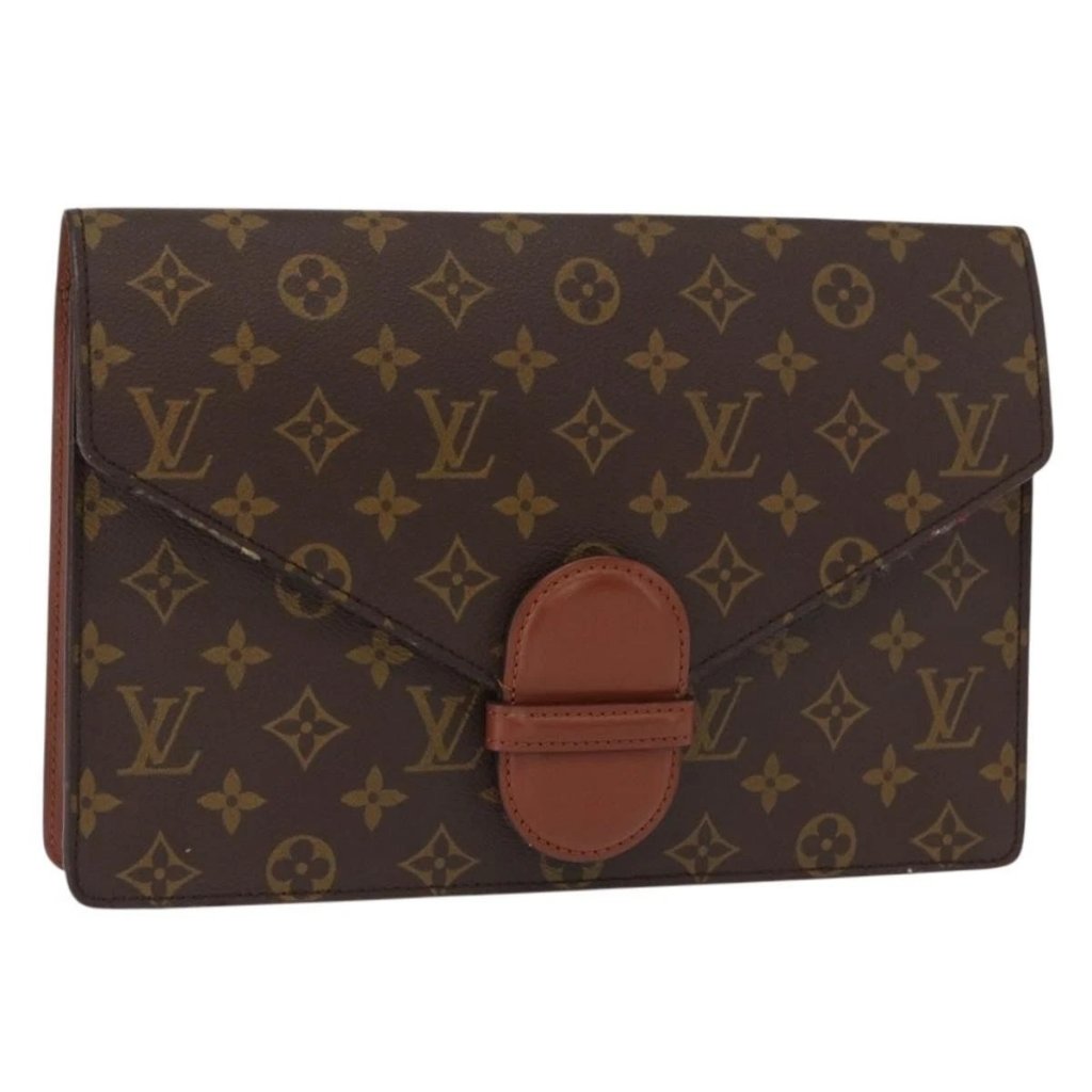Louis Vuitton Monogram Ranelag Clutch Bag M51782 Lv Auth 156203